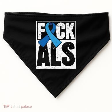 Amyotrophic Lateral Sclerosis ALS Awareness Disease Disorder USA-Made Doggie Bandana