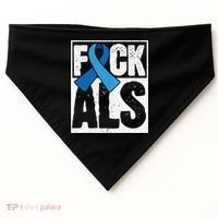 Amyotrophic Lateral Sclerosis ALS Awareness Disease Disorder USA-Made Doggie Bandana thumb 0