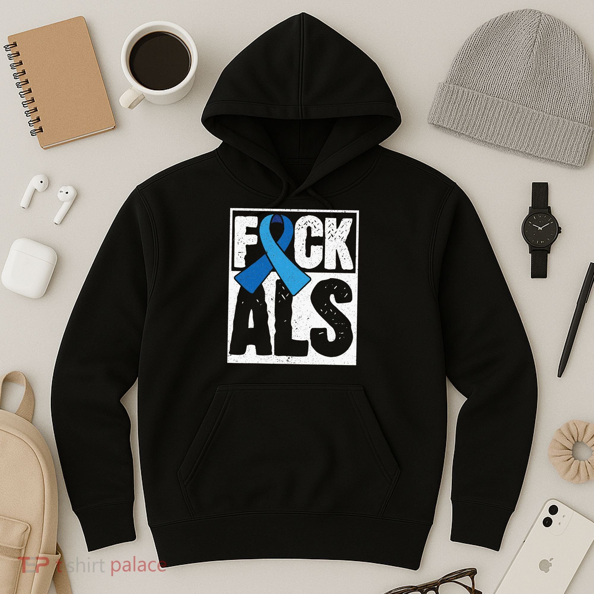 Amyotrophic Lateral Sclerosis ALS Awareness Disease Disorder Hoodie