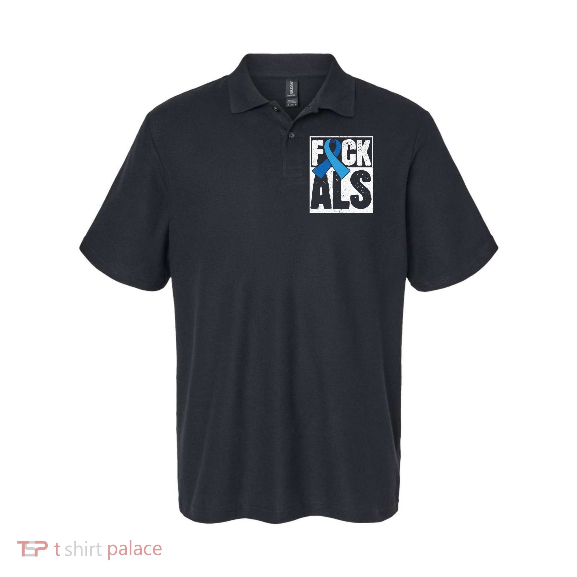 Amyotrophic Lateral Sclerosis ALS Awareness Disease Disorder Polo