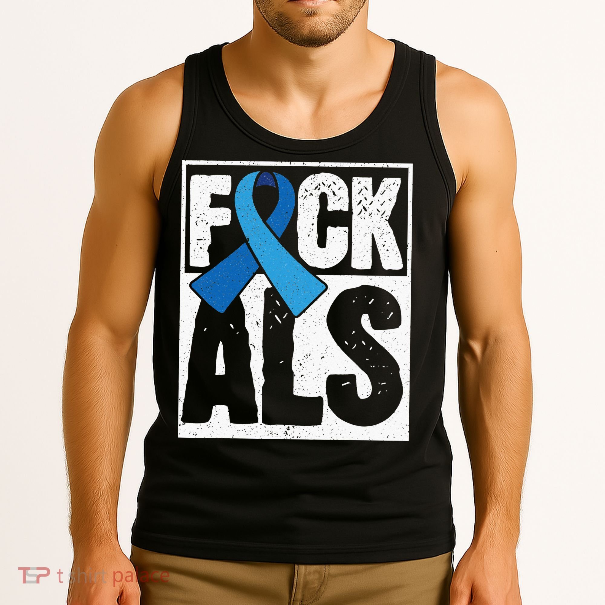 Amyotrophic Lateral Sclerosis ALS Awareness Disease Disorder Tank Top