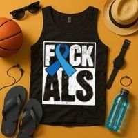 Amyotrophic Lateral Sclerosis ALS Awareness Disease Disorder Tank Top thumb 4