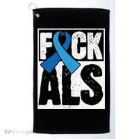 Amyotrophic Lateral Sclerosis ALS Awareness Disease Disorder Golf Towel thumb 0