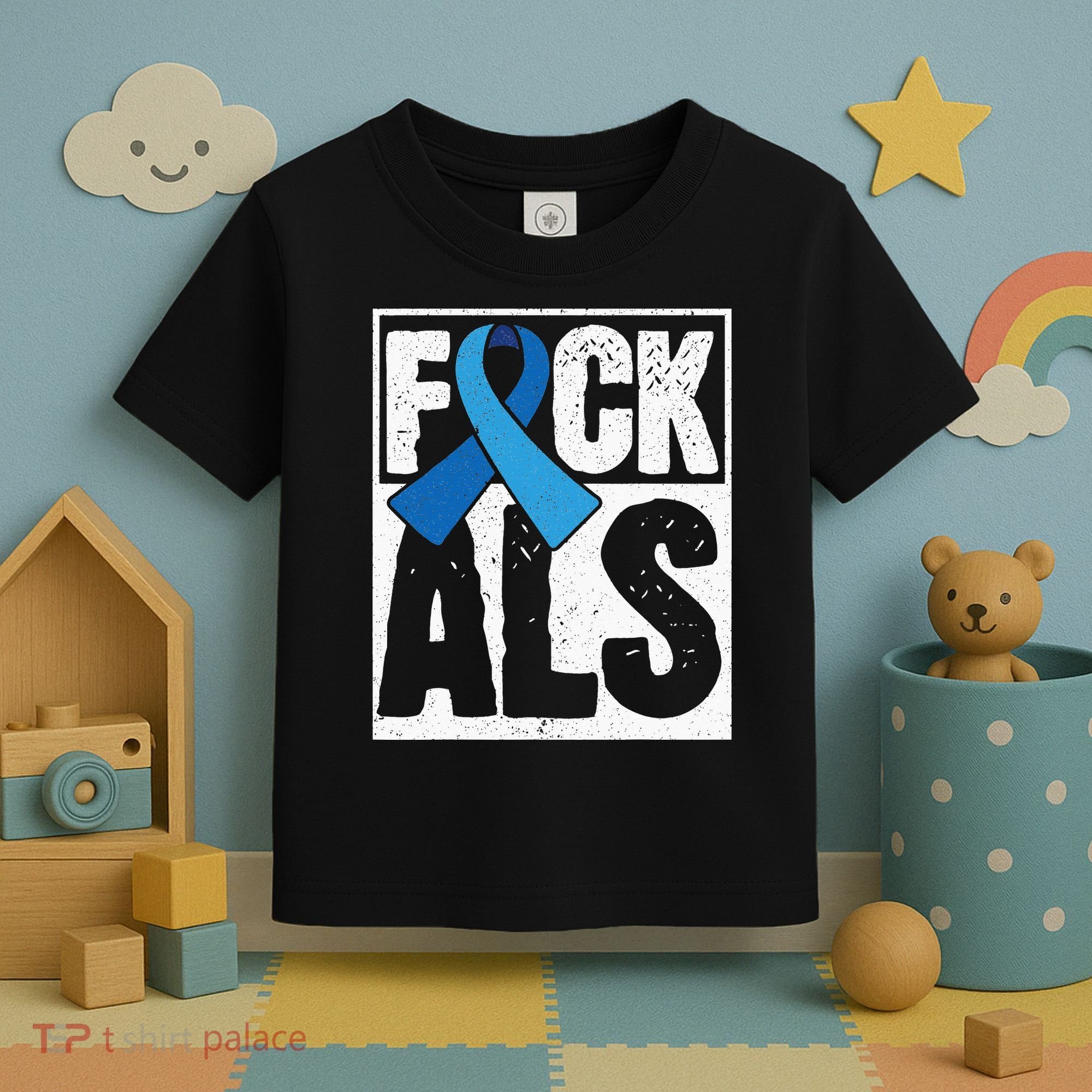 Amyotrophic Lateral Sclerosis ALS Awareness Disease Disorder Toddler T-Shirt
