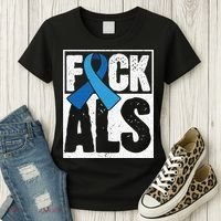 Amyotrophic Lateral Sclerosis ALS Awareness Disease Disorder Women's T-Shirt thumb 3
