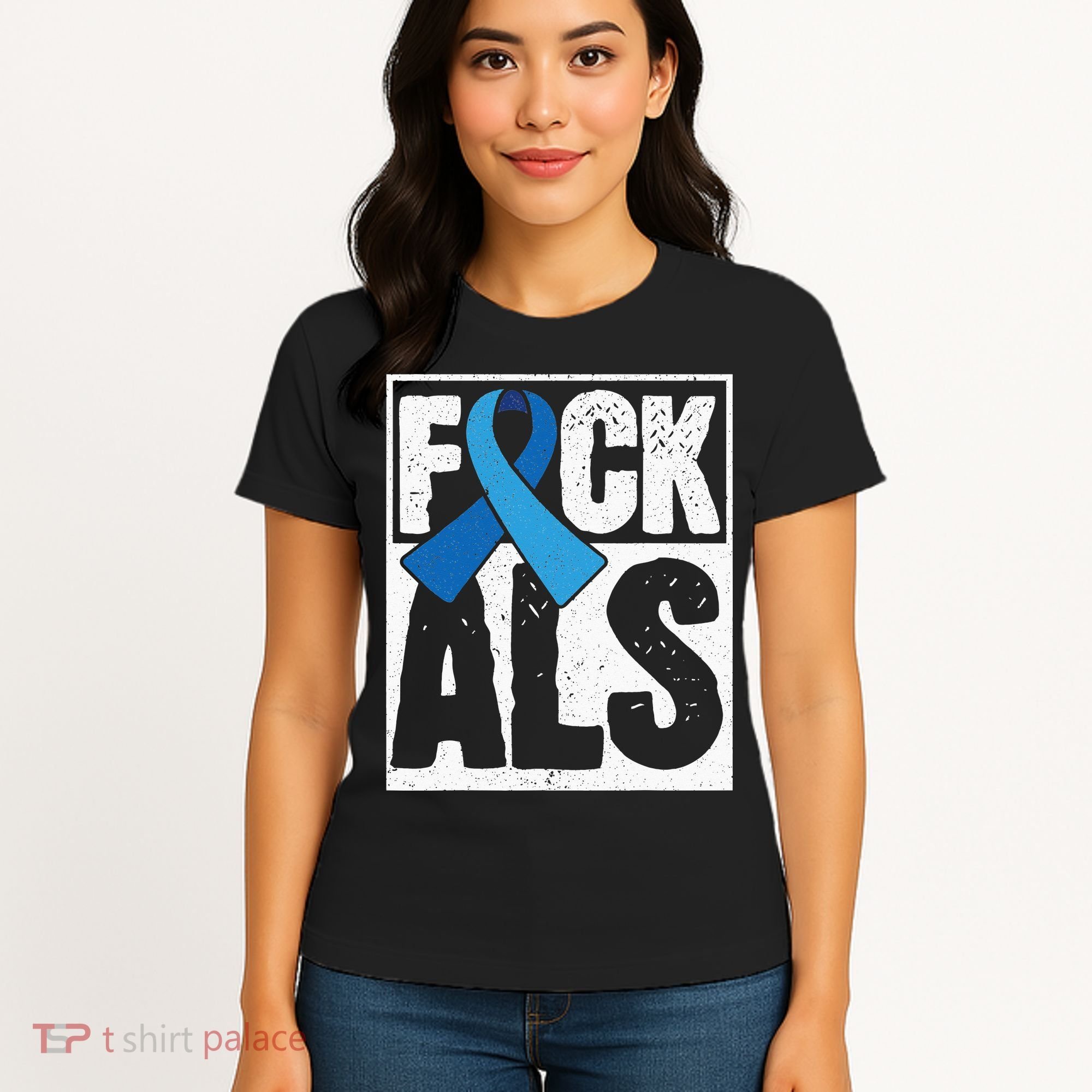 Amyotrophic Lateral Sclerosis ALS Awareness Disease Disorder Women's T-Shirt