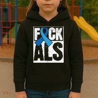 Amyotrophic Lateral Sclerosis ALS Awareness Disease Disorder Kids Hoodie thumb 3