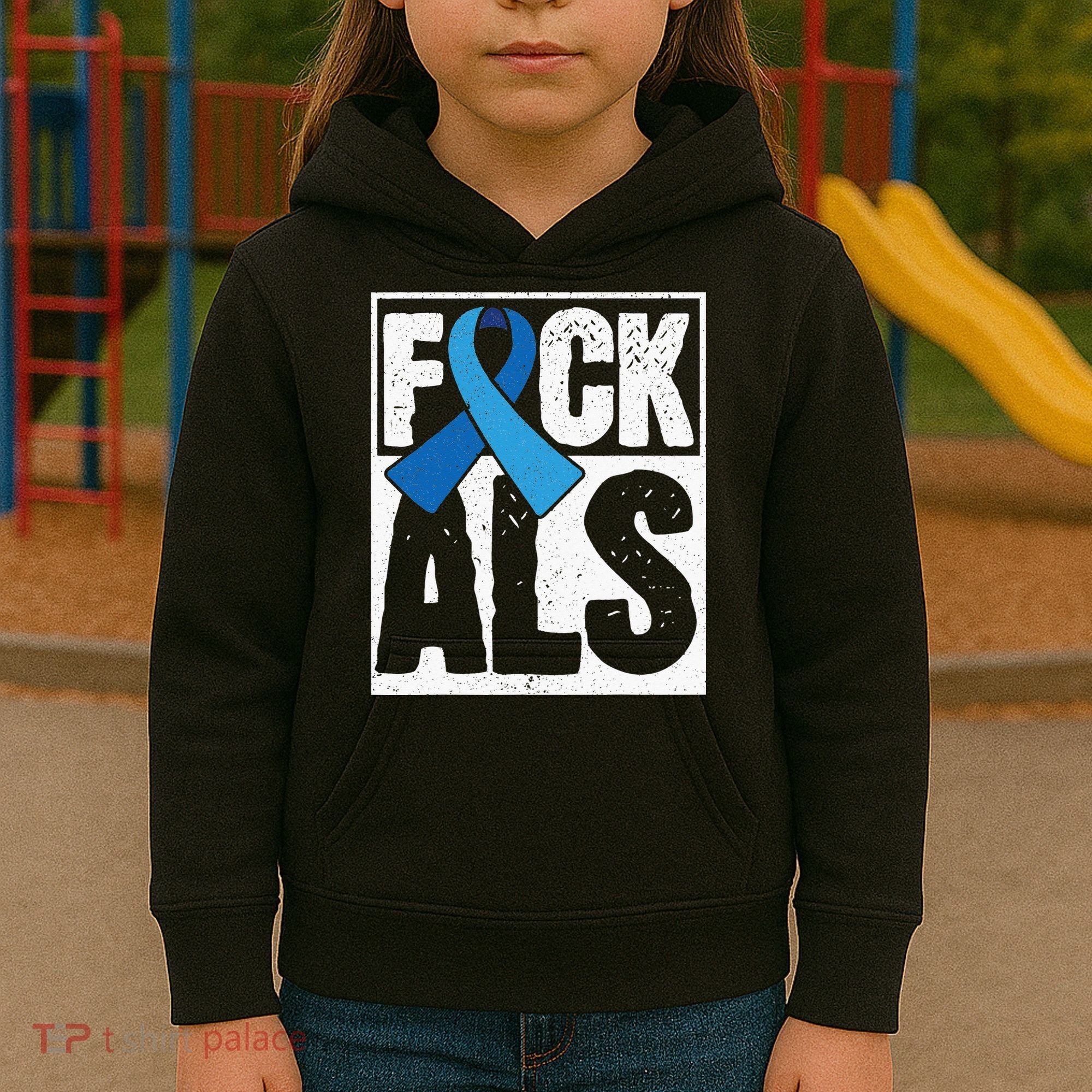 Amyotrophic Lateral Sclerosis ALS Awareness Disease Disorder Kids Hoodie