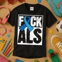 Amyotrophic Lateral Sclerosis ALS Awareness Disease Disorder Kids T-Shirt thumb 3