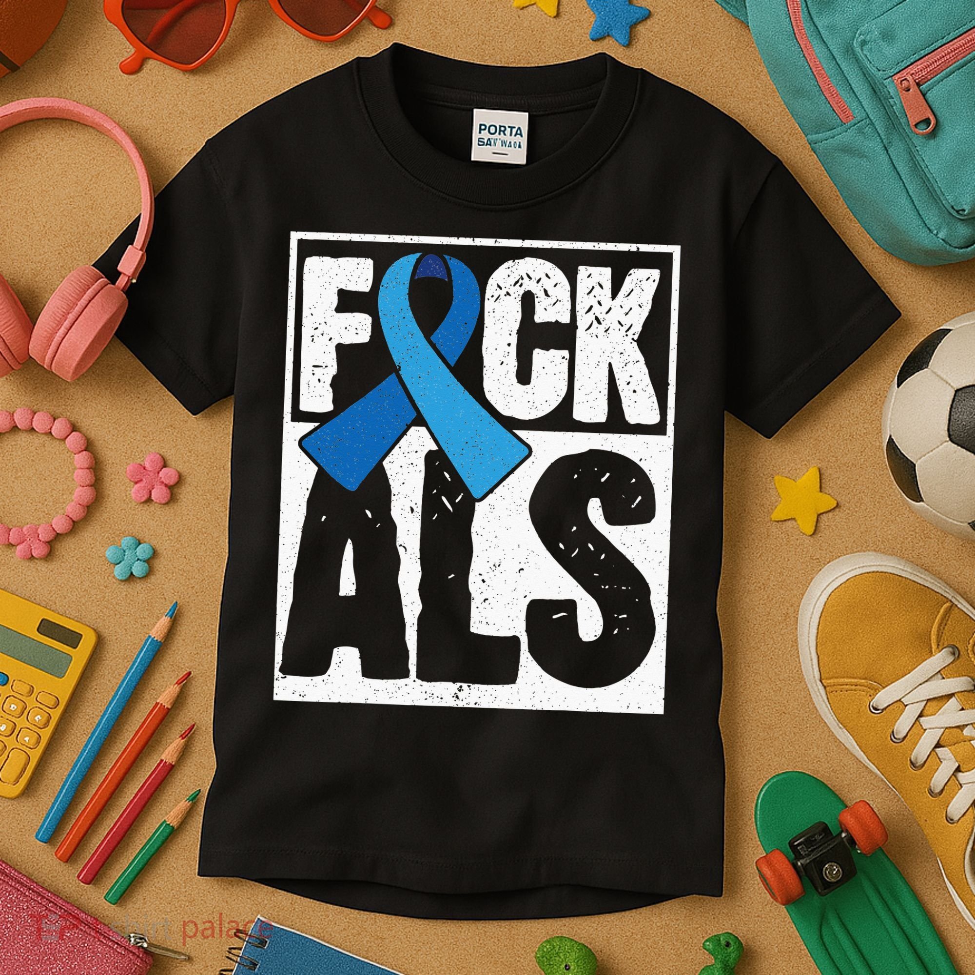 Amyotrophic Lateral Sclerosis ALS Awareness Disease Disorder Kids T-Shirt