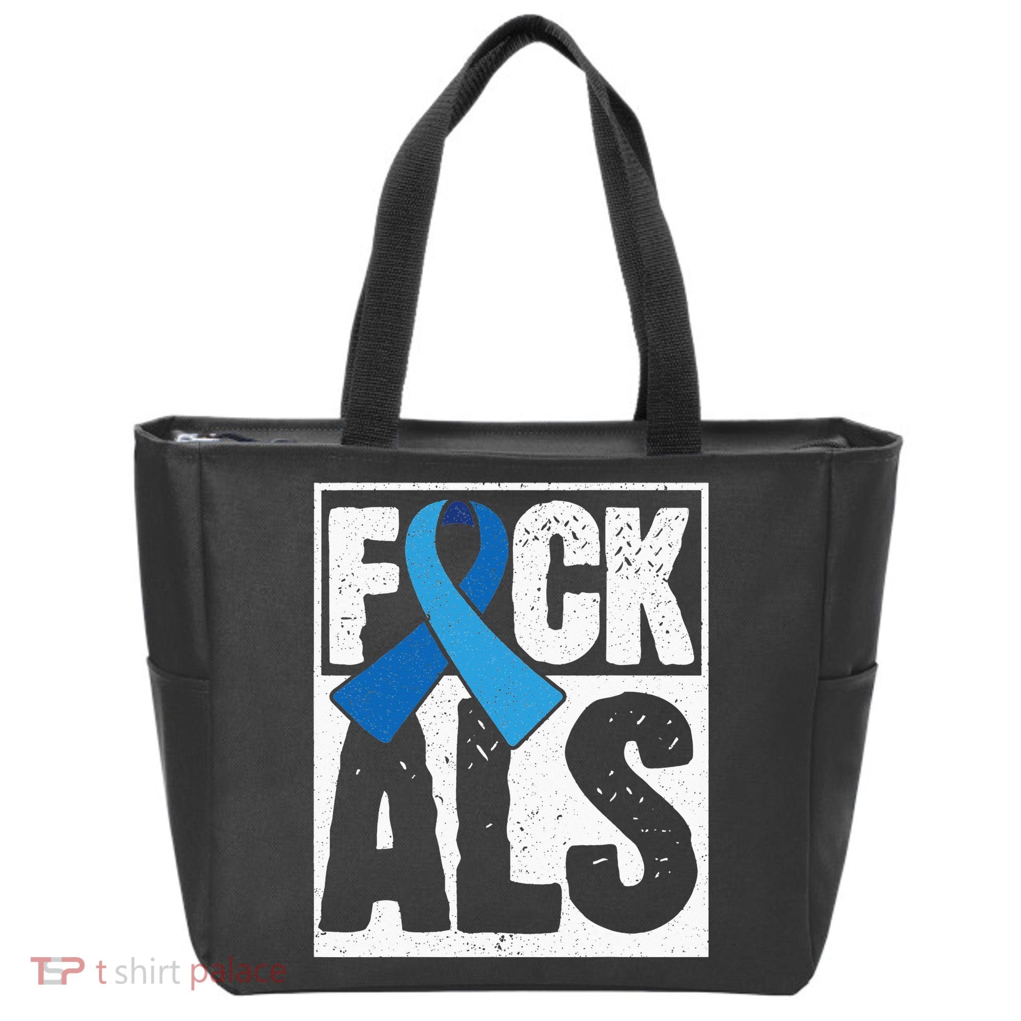 Amyotrophic Lateral Sclerosis ALS Awareness Disease Disorder Tote Bag