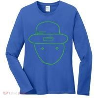 Amateur Leprechaun Sketch Gift Women's Long Sleeve Shirt thumb 0