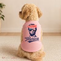 Abraham Lincoln Sunglasses Bandana Merica Doggie Tank thumb 2