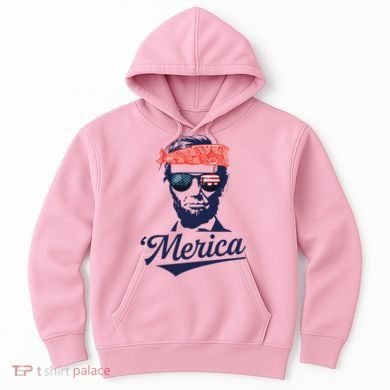Abraham Lincoln Sunglasses Bandana Merica Hoodie