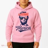 Abraham Lincoln Sunglasses Bandana Merica Hoodie thumb 2