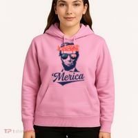 Abraham Lincoln Sunglasses Bandana Merica Hoodie thumb 5