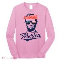 Abraham Lincoln Sunglasses Bandana Merica Long Sleeve Shirt thumb 0