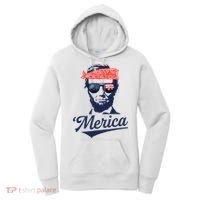 Abraham Lincoln Sunglasses Bandana Merica Women's Hoodie thumb 0