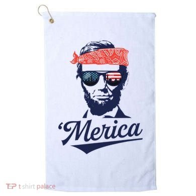 Abraham Lincoln Sunglasses Bandana Merica Golf Towel