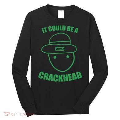 Amateur Leprechaun Sketch Could Be A Crackhead St Patricks Long Sleeve Shirt
