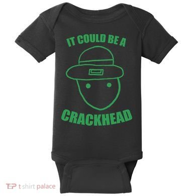 Amateur Leprechaun Sketch Could Be A Crackhead St Patricks Baby Bodysuit