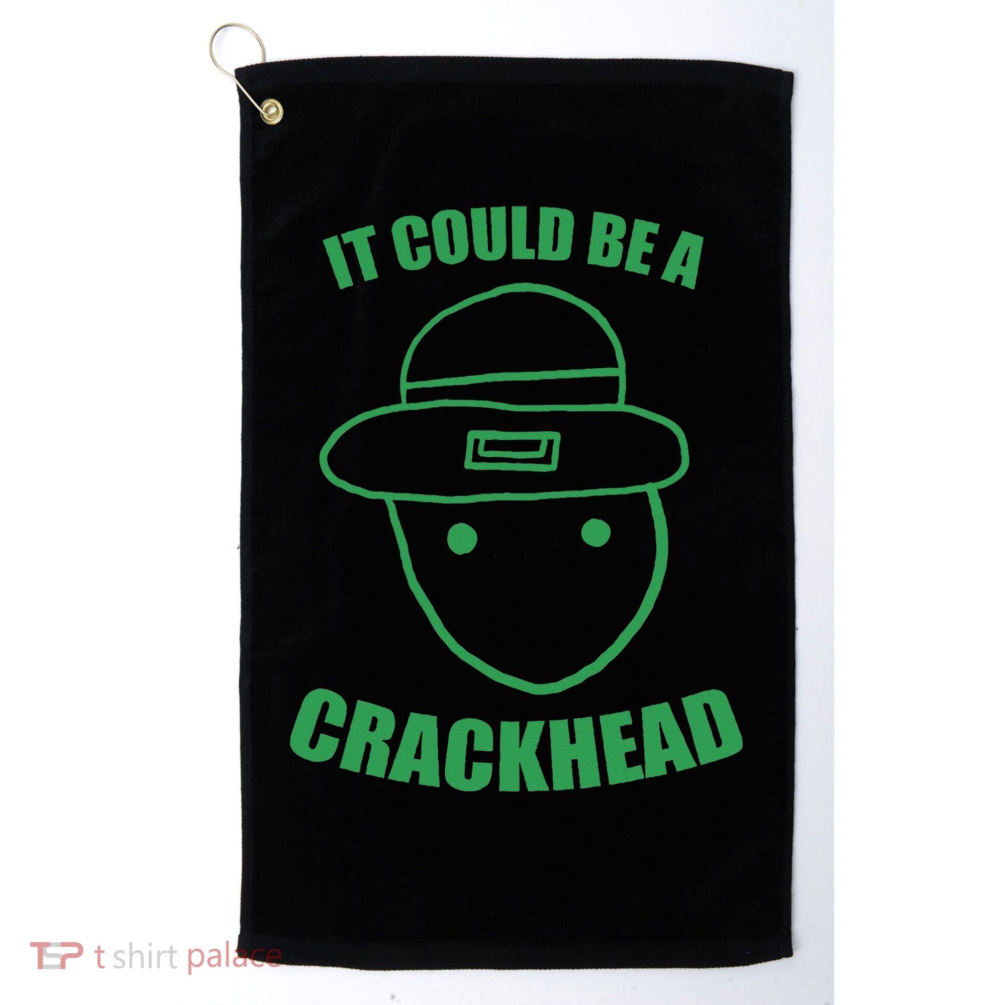 Amateur Leprechaun Sketch Could Be A Crackhead St Patricks Golf Towel