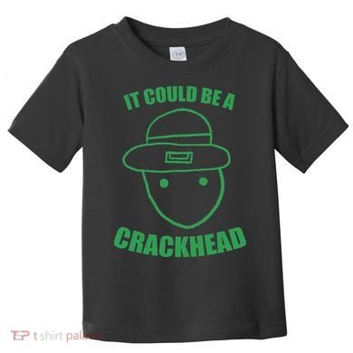 Amateur Leprechaun Sketch Could Be A Crackhead St Patricks Toddler T-Shirt