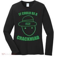 Amateur Leprechaun Sketch Could Be A Crackhead St Patricks Women's Long Sleeve Shirt thumb 0