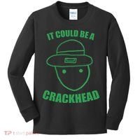 Amateur Leprechaun Sketch Could Be A Crackhead St Patricks Kids Long Sleeve Shirt thumb 0