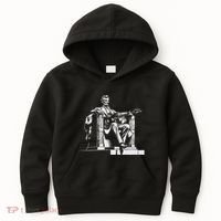 Abraham Lincoln Statue Playing Electric Guitar Funny Kids Hoodie thumb 0