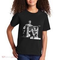 Abraham Lincoln Statue Playing Electric Guitar Funny Kids T-Shirt thumb 2