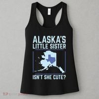 Alaskas Little Sister Isnt She Cute Texas Women's Tank Top thumb 3