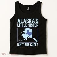 Alaskas Little Sister Isnt She Cute Texas Tank Top thumb 2