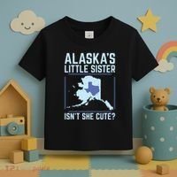 Alaskas Little Sister Isnt She Cute Texas Toddler T-Shirt thumb 3