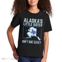 Alaskas Little Sister Isnt She Cute Texas Kids T-Shirt thumb 2