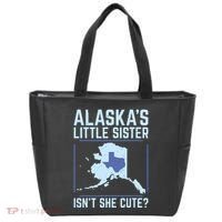 Alaskas Little Sister Isnt She Cute Texas Tote Bag thumb 0