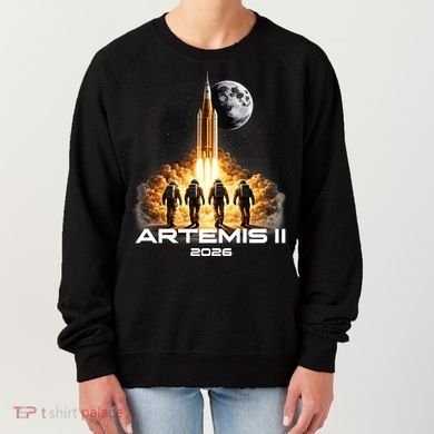 Artemis Launch To The Moon Astronaut Explorer Women's Sweatshirt