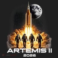 Artemis Launch To The Moon Astronaut Explorer Women's Sweatshirt thumb 2