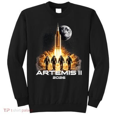 Artemis Launch To The Moon Astronaut Explorer Sweatshirt