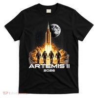 Artemis Launch To The Moon Astronaut Explorer T-Shirt thumb 0