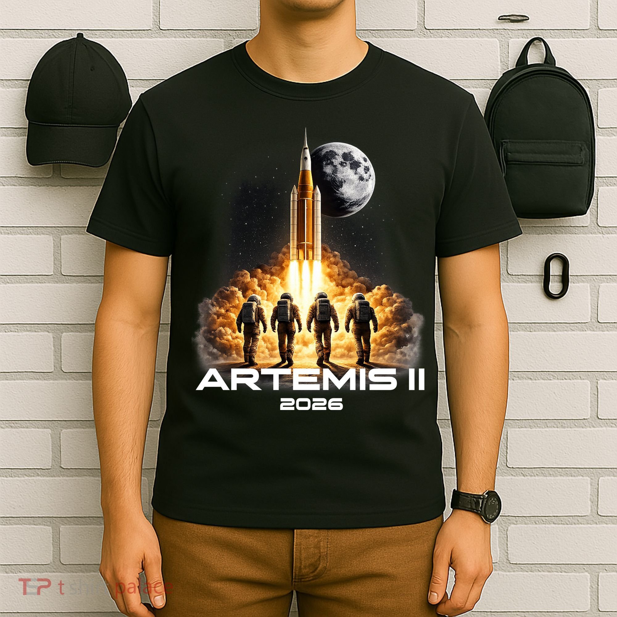 Artemis Launch To The Moon Astronaut Explorer T-Shirt