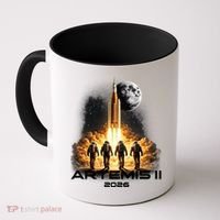 Artemis Launch To The Moon Astronaut Explorer Coffee Mug thumb 0