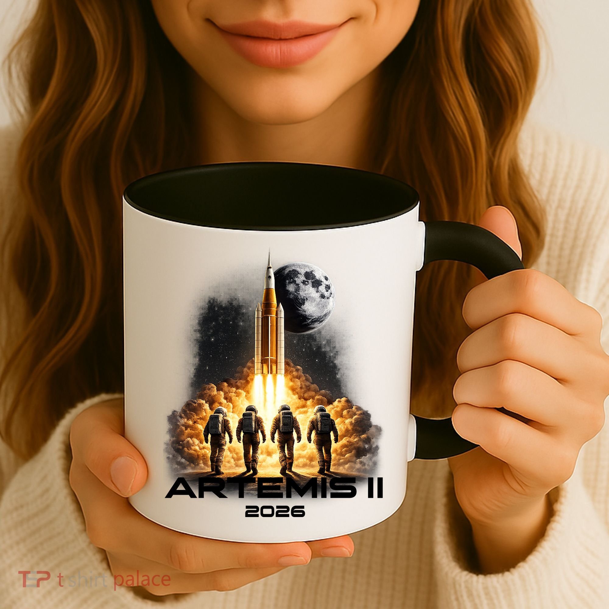 Artemis Launch To The Moon Astronaut Explorer Coffee Mug