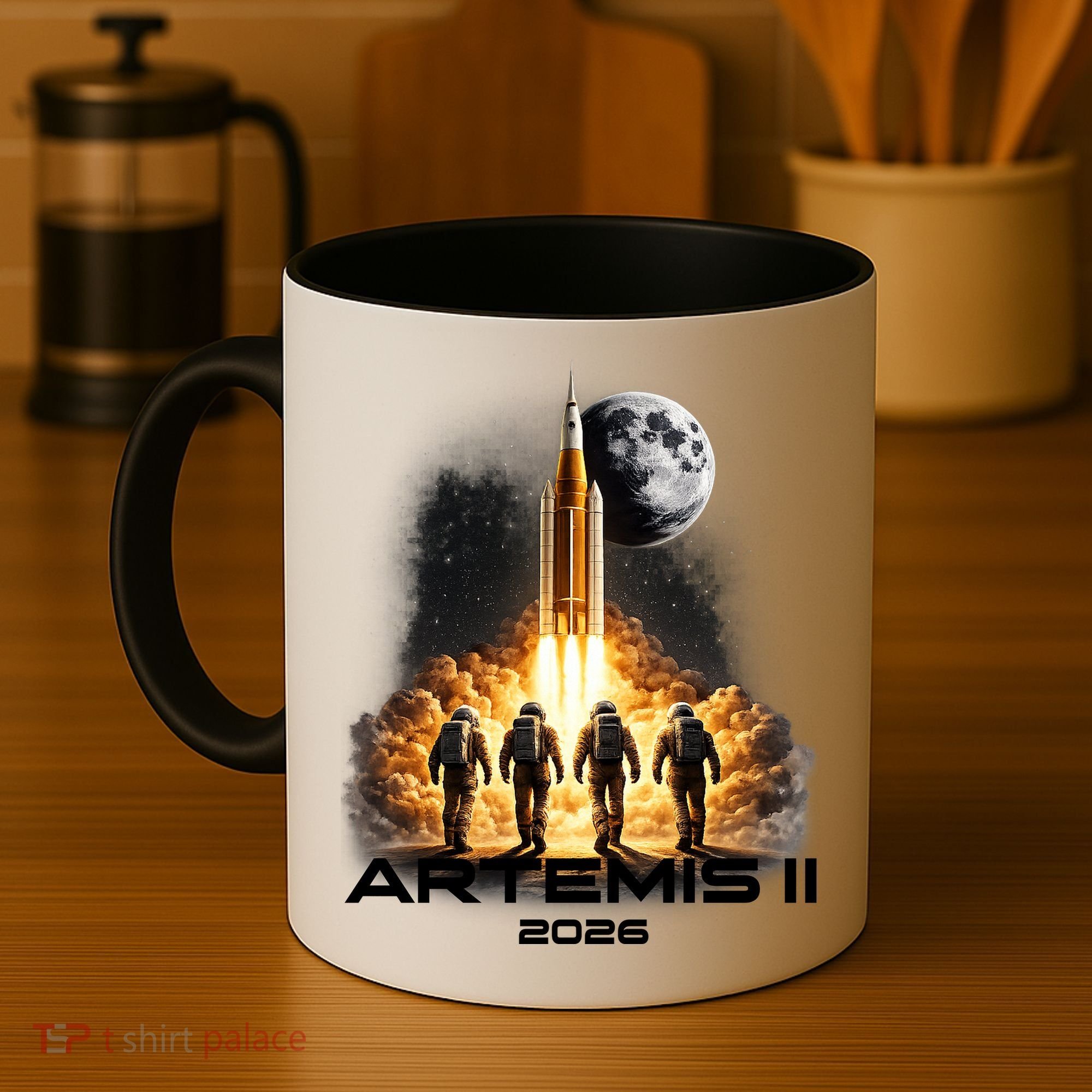 Artemis Launch To The Moon Astronaut Explorer Coffee Mug