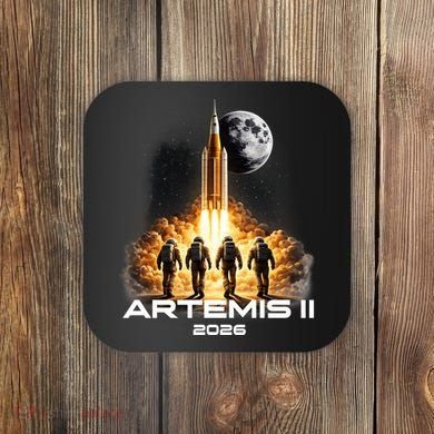 Artemis Launch To The Moon Astronaut Explorer Coaster