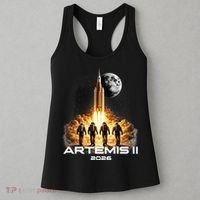 Artemis Launch To The Moon Astronaut Explorer Women's Tank Top thumb 3