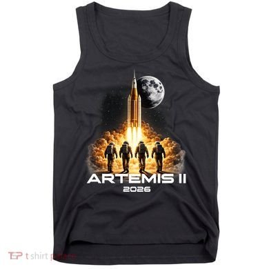 Artemis Launch To The Moon Astronaut Explorer Tank Top