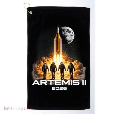 Artemis Launch To The Moon Astronaut Explorer Golf Towel