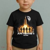 Artemis Launch To The Moon Astronaut Explorer Toddler T-Shirt thumb 2