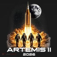 Artemis Launch To The Moon Astronaut Explorer Visor thumb 3